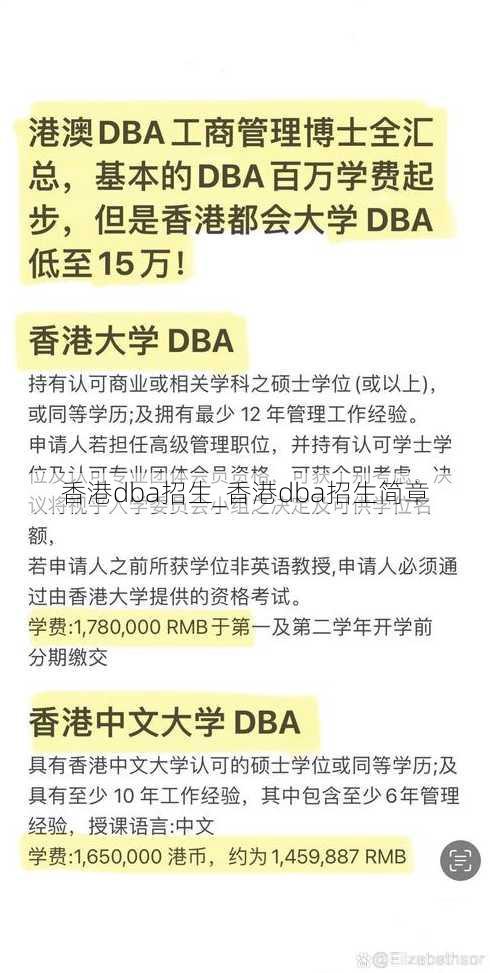 香港dba招生_香港dba招生简章