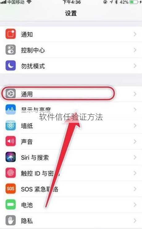 软件信任验证方法