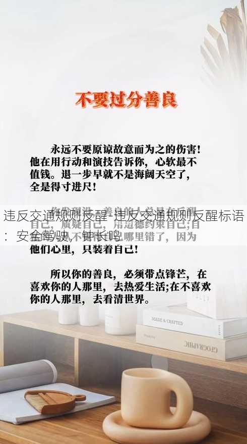 违反交通规则反醒-违反交通规则反醒标语：安全驾驶，钟长鸣