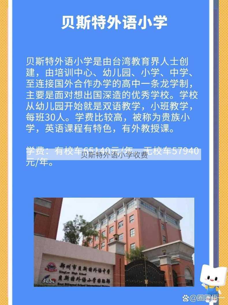 贝斯特外语小学收费