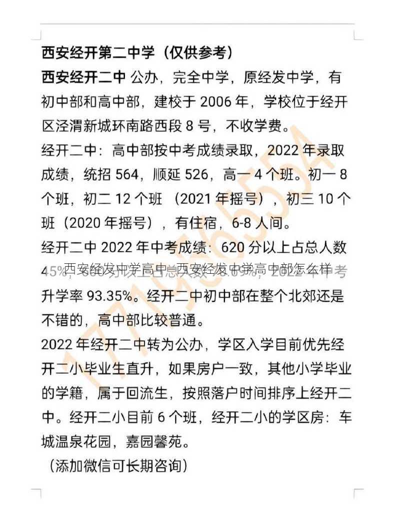 西安经发中学高中—西安经发中学高中部怎么样