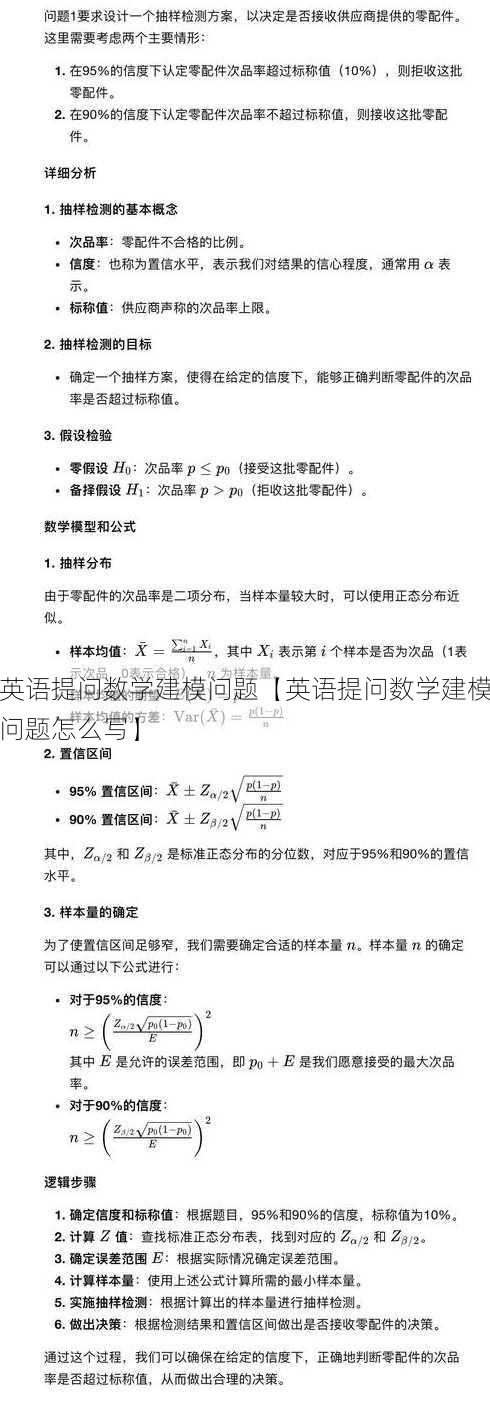 英语提问数学建模问题【英语提问数学建模问题怎么写】