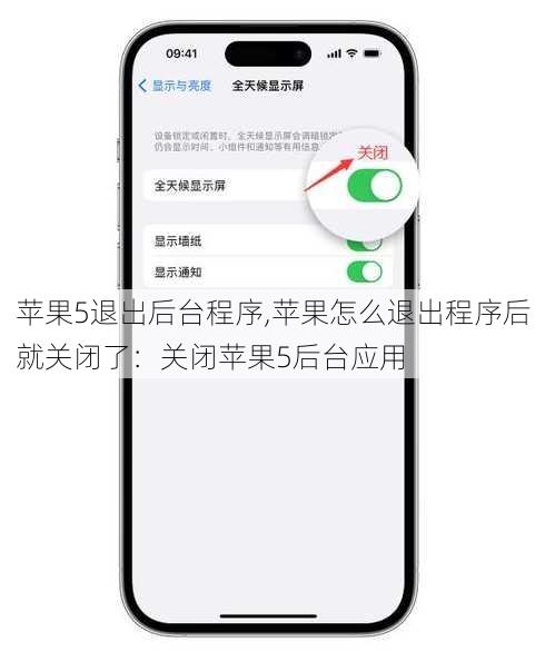 苹果5退出后台程序,苹果怎么退出程序后就关闭了：关闭苹果5后台应用