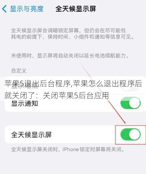 苹果5退出后台程序,苹果怎么退出程序后就关闭了：关闭苹果5后台应用