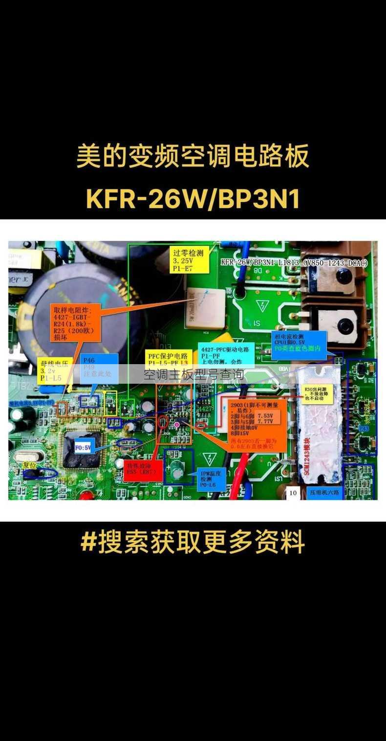 空调主板型号查询