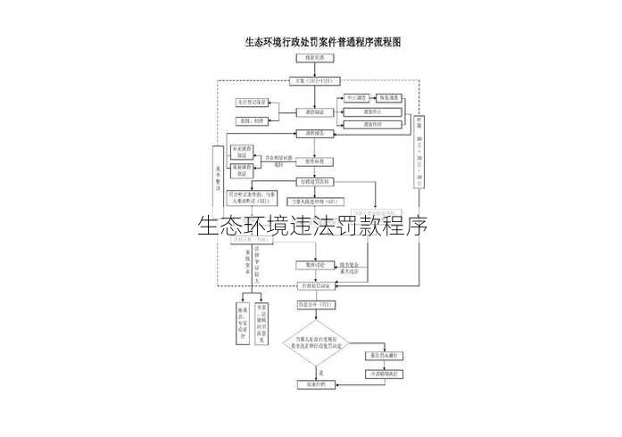 生态环境违法罚款程序