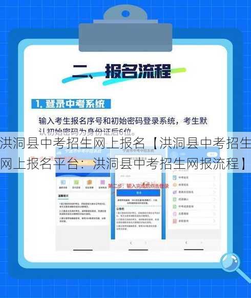 洪洞县中考招生网上报名【洪洞县中考招生网上报名平台：洪洞县中考招生网报流程】