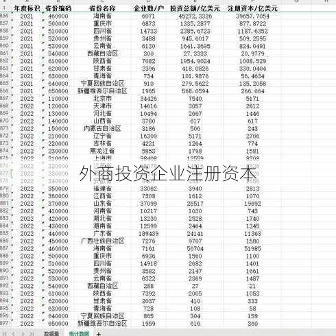 外商投资企业注册资本