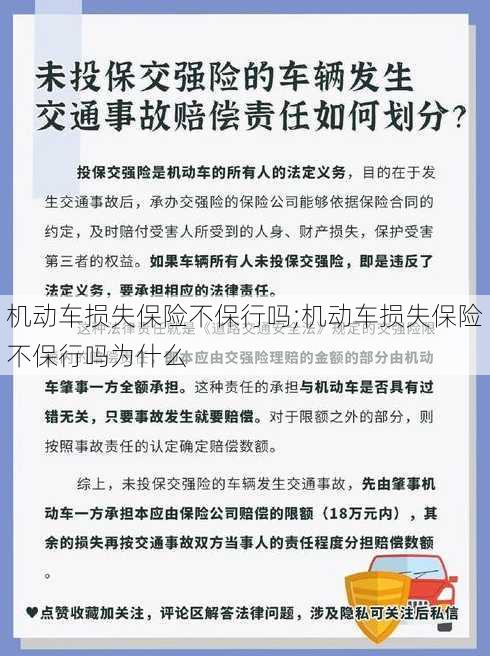 机动车损失保险不保行吗;机动车损失保险不保行吗为什么