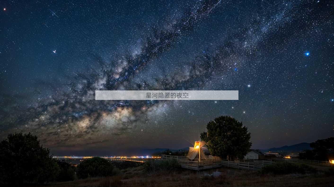 星河隐匿的夜空