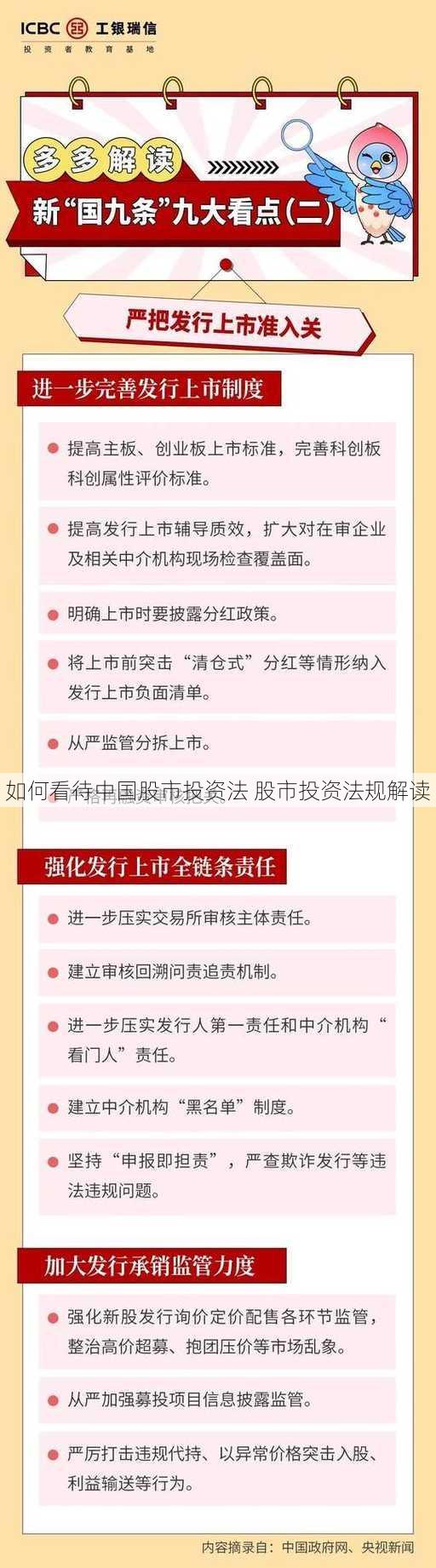 如何看待中国股市投资法 股市投资法规解读