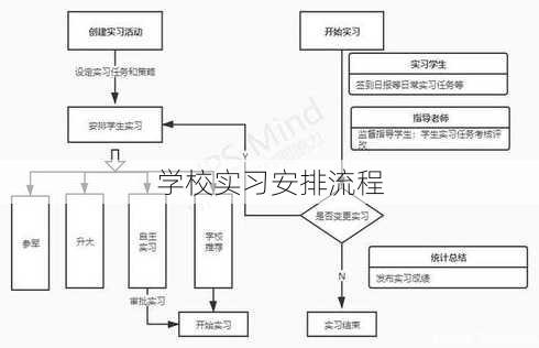 学校实习安排流程