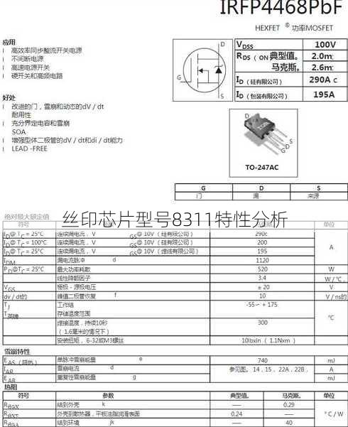 丝印芯片型号8311特性分析