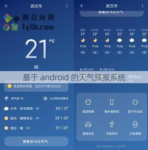 基于 android 的天气预报系统