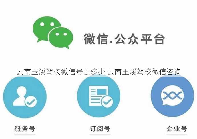 云南玉溪驾校微信号是多少 云南玉溪驾校微信咨询