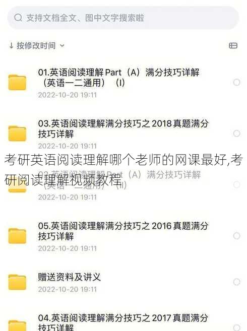 考研英语阅读理解哪个老师的网课最好,考研阅读理解视频教程