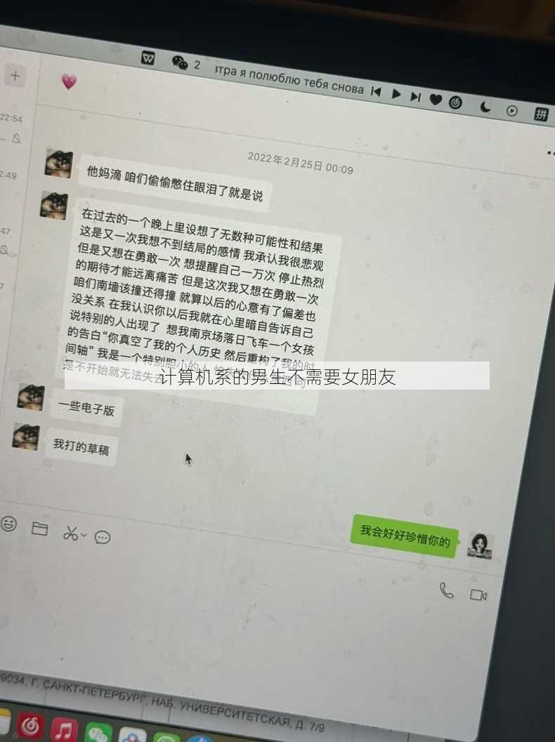 计算机系的男生不需要女朋友