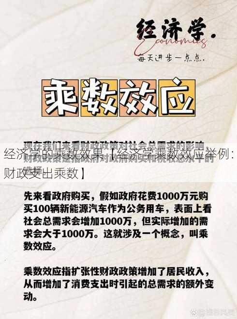 经济学的乘数效果【经济学乘数效应举例：财政支出乘数】