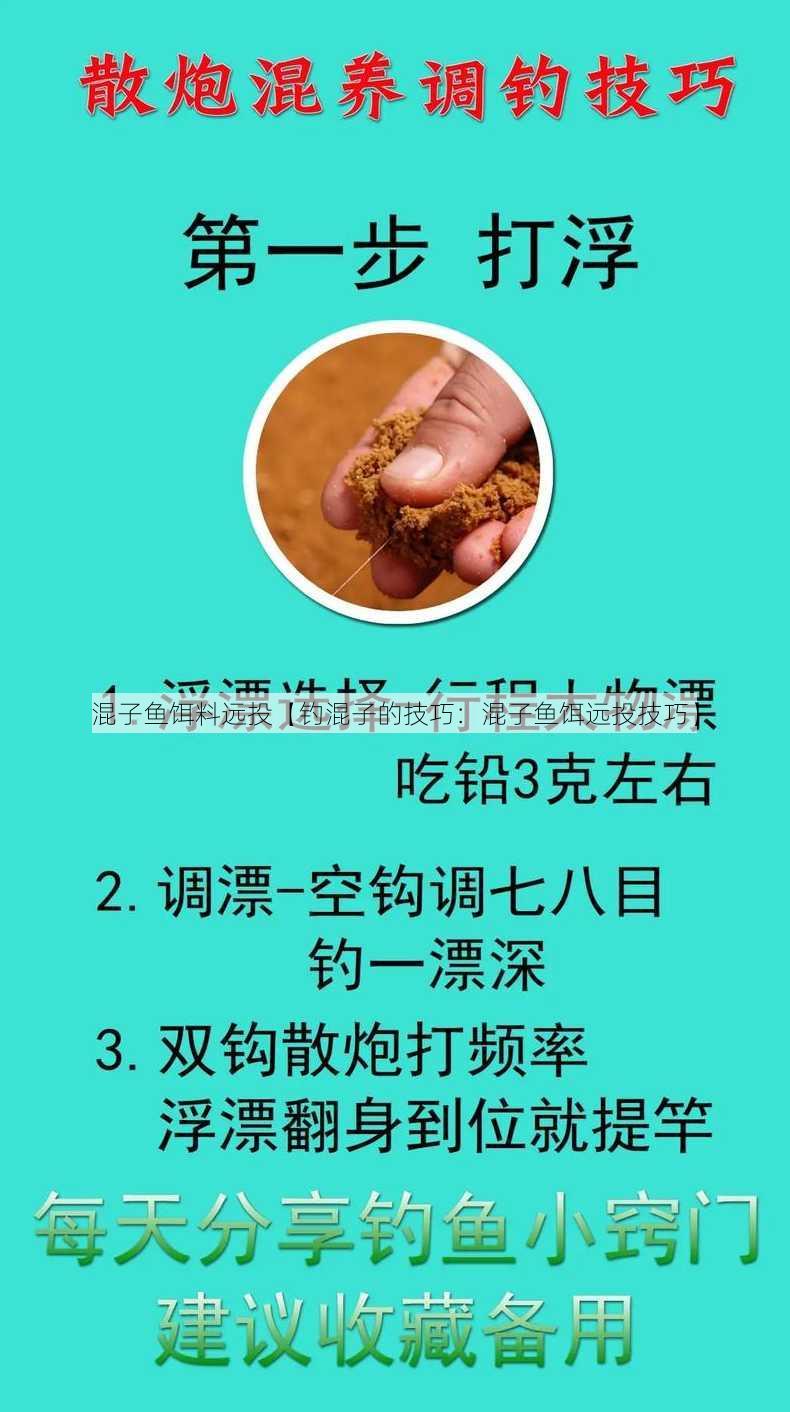 混子鱼饵料远投【钓混子的技巧：混子鱼饵远投技巧】