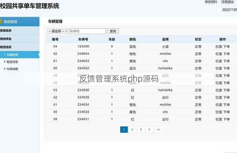 反馈管理系统php源码