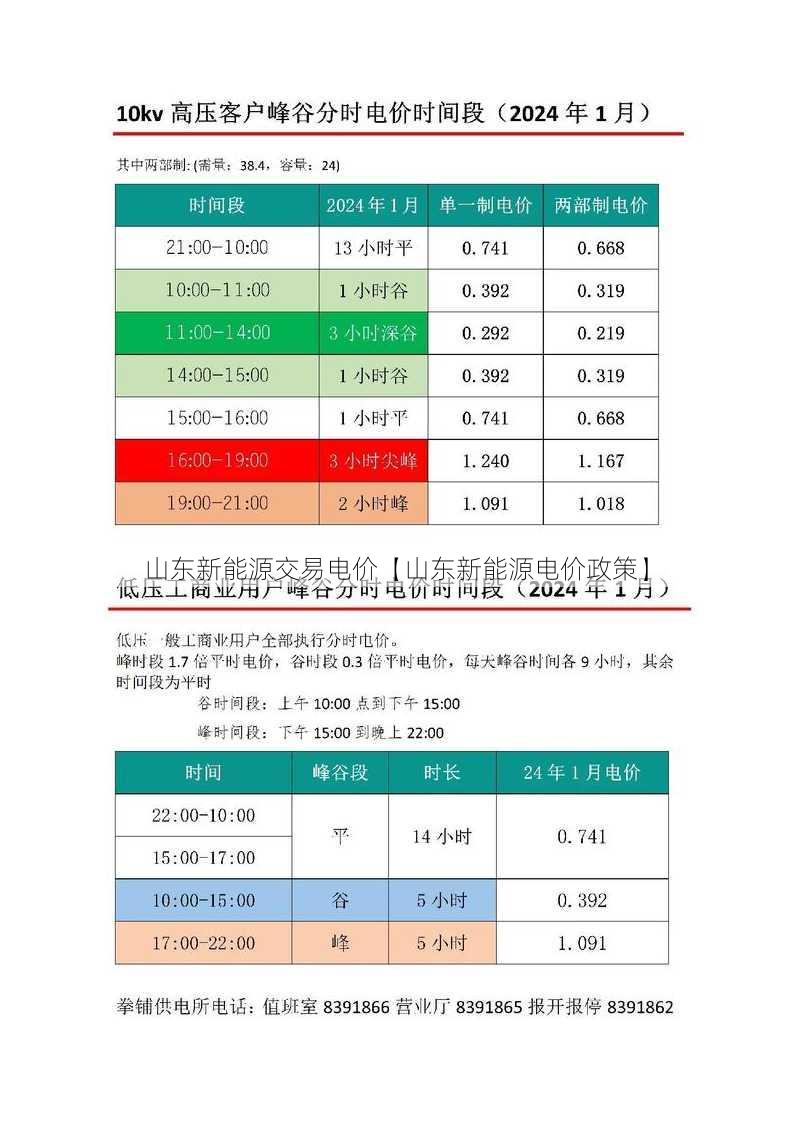 山东新能源交易电价【山东新能源电价政策】