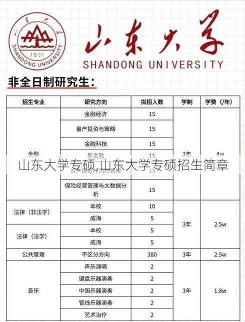 山东大学专硕,山东大学专硕招生简章