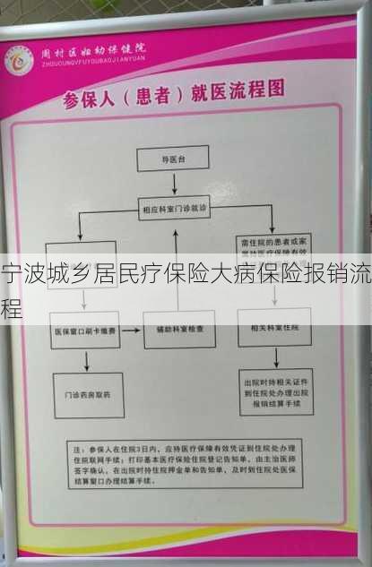 宁波城乡居民疗保险大病保险报销流程