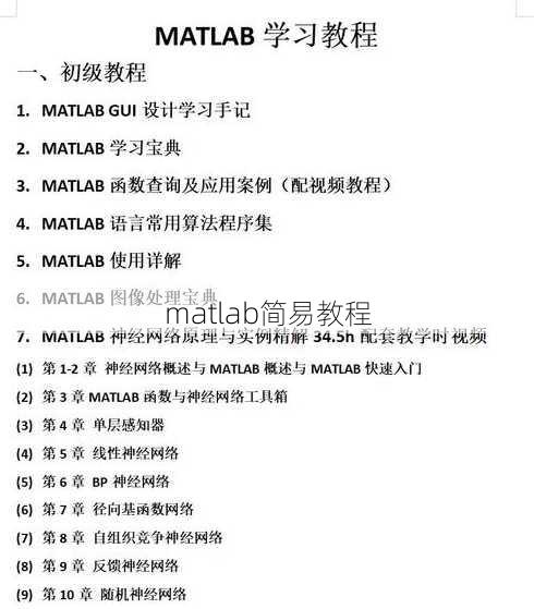 matlab简易教程