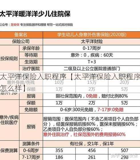 太平洋保险入职程序【太平洋保险入职程序怎么样】