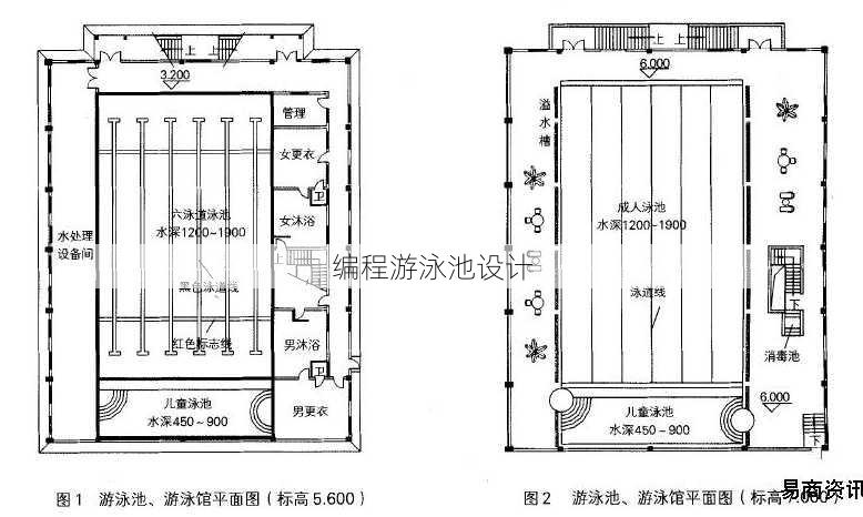 编程游泳池设计